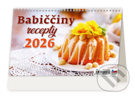 Babiččiny recepty 2026 - stolní kalendář (Helma). Helma, 2025 Babiččiny recepty 2026 - stolní kalendář (Helma). Helma, 2025