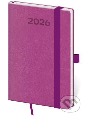 Kapesní diář 2026 Print Pop fialový (Helma). Helma, 2025 Kapesní diář 2026 Print Pop fialový (Helma). Helma, 2025