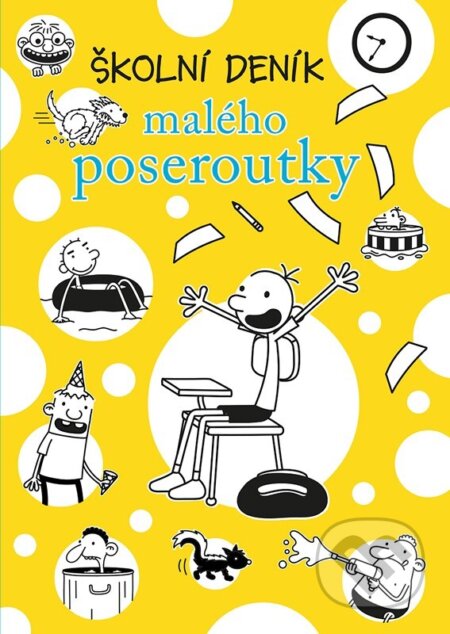 Kniha: Školní deník malého poseroutky (Jeff Kinney). CooBoo CZ, 2025 Kniha: Školní deník malého poseroutky (Jeff Kinney). CooBoo CZ, 2025