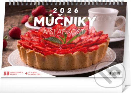 NOTIQUE Stolový kalendár Múčniky a sladkosti 2026 (Notique). Notique, 2025 NOTIQUE Stolový kalendár Múčniky a sladkosti 2026 (Notique). Notique, 2025
