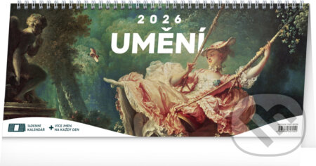 NOTIQUE Stolní kalendář Umění 2026 (Notique). Notique, 2025 NOTIQUE Stolní kalendář Umění 2026 (Notique). Notique, 2025