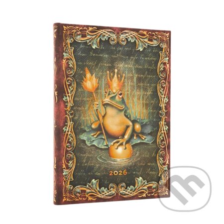 Paperblanks - týždenný diár The Brothers Grimm, Frog Prince 2026 (Paperblanks). Paperblanks, 2025 Paperblanks - týždenný diár The Brothers Grimm, Frog Prince 2026 (Paperblanks). Paperblanks, 2025