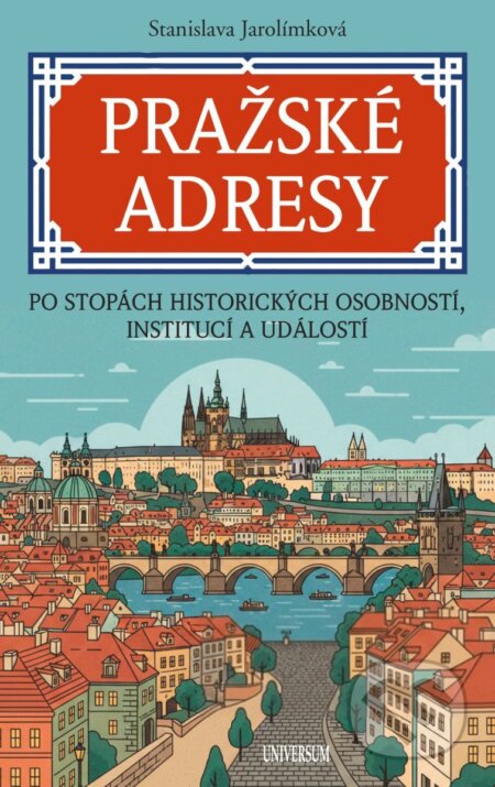 Kniha: Pražské adresy (Stanislava Jarolímková). Universum, 2026 Kniha: Pražské adresy (Stanislava Jarolímková). Universum, 2026