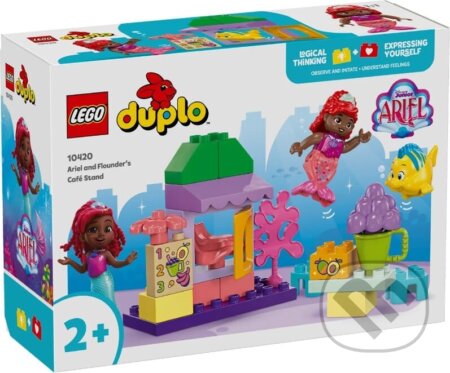 Společenská hra: LEGO® DUPLO® 10420 Ariel a Šupinka – stánok s kávou (LEGO). LEGO, 2025 Společenská hra: LEGO® DUPLO® 10420 Ariel a Šupinka – stánok s kávou (LEGO). LEGO, 2025