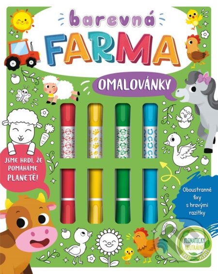 Kniha: Barevná farma omalovánky (Stephanie Moss). Rebo, 2025 Kniha: Barevná farma omalovánky (Stephanie Moss). Rebo, 2025