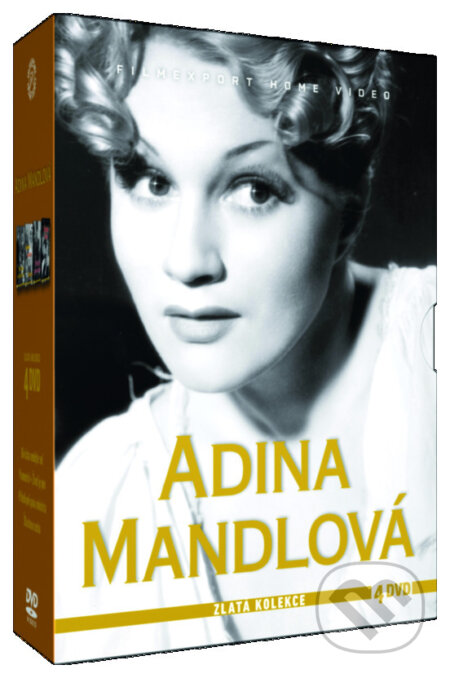 Film: Zlatá kolekce: Adina Mandlová (Filmexport Home Video) (DVD). Filmexport Home Video, 2012 Film: Zlatá kolekce: Adina Mandlová (Filmexport Home Video) (DVD). Filmexport Home Video, 2012