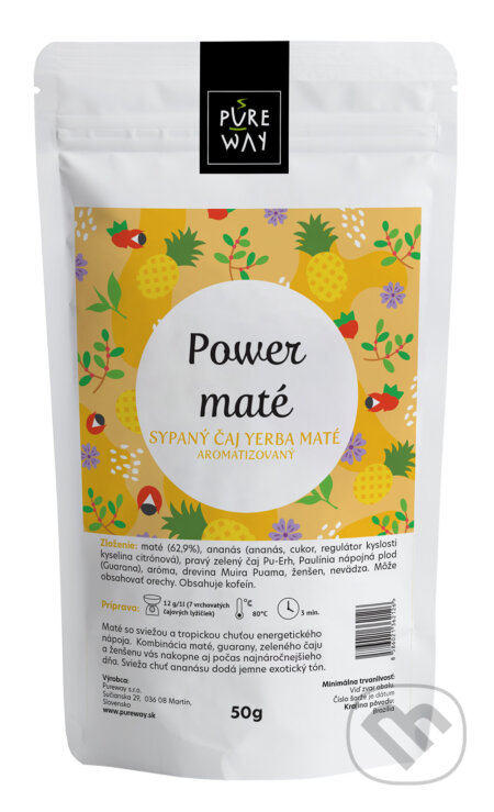 Kávy a čaje: Power Maté (Pure Way). Pure Way Kávy a čaje: Power Maté (Pure Way). Pure Way