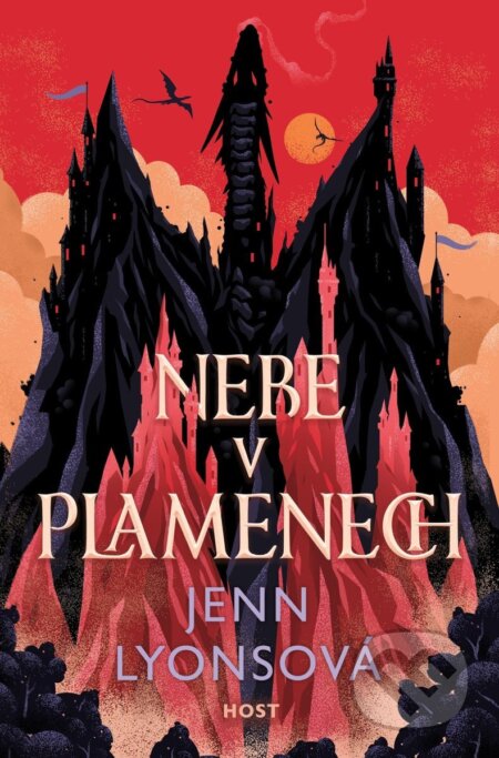 Kniha: Nebe v plamenech (Jenn Lyons). Host, 2025 Kniha: Nebe v plamenech (Jenn Lyons). Host, 2025