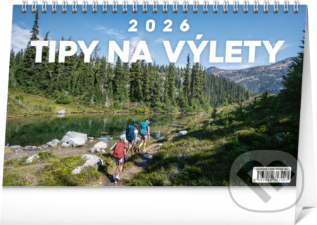 NOTIQUE Stolový kalendár Tipy na výlety 2026 (Notique). Notique, 2025 NOTIQUE Stolový kalendár Tipy na výlety 2026 (Notique). Notique, 2025