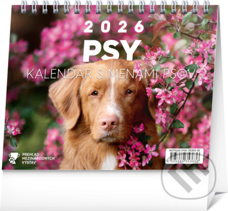 NOTIQUE Stolový kalendár Psy 2026 (Notique). Notique, 2025 NOTIQUE Stolový kalendár Psy 2026 (Notique). Notique, 2025