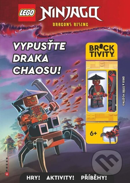 Kniha: LEGO® Ninjago® Vypusťte draka chaosu! (Autorský kolektív). CPRESS, 2025 Kniha: LEGO® Ninjago® Vypusťte draka chaosu! (Autorský kolektív). CPRESS, 2025