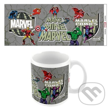 Keramický hrnček Marvel Comics: Urob zázrak (Marvel). Marvel, 2025 Keramický hrnček Marvel Comics: Urob zázrak (Marvel). Marvel, 2025