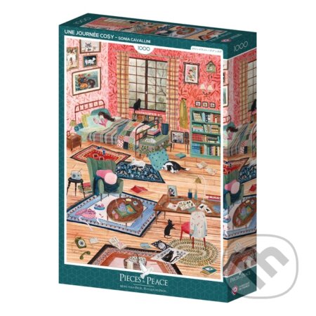 Puzzle: Krásny deň s mačkami (Sonia Cavallini). Pieces & Peace Puzzle: Krásny deň s mačkami (Sonia Cavallini). Pieces & Peace