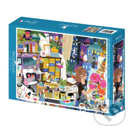 Puzzle: My Happy Place is in the Art Studio (Pieces & Peace). Pieces & Peace Puzzle: My Happy Place is in the Art Studio (Pieces & Peace). Pieces & Peace