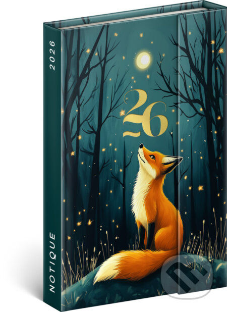 NOTIQUE Týždenný magnetický diár Líška 2026 (Notique). Notique, 2025 NOTIQUE Týždenný magnetický diár Líška 2026 (Notique). Notique, 2025