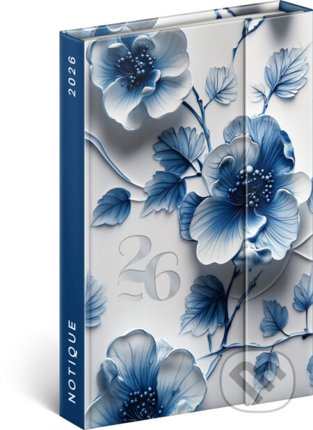 NOTIQUE Týždenný magnetický diár Porcelánový kvet 2026 (Notique). Notique, 2025 NOTIQUE Týždenný magnetický diár Porcelánový kvet 2026 (Notique). Notique, 2025