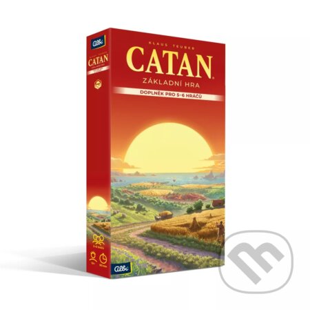Spoločenská hra: Catan - Rozšírenie pre 5 a 6 hráčov edícia 2025 (Klaus Teuber). Albi, 2025 Spoločenská hra: Catan - Rozšírenie pre 5 a 6 hráčov edícia 2025 (Klaus Teuber). Albi, 2025