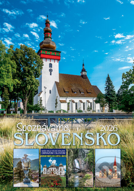 Nástenný kalendár Spoznávame Slovensko 2026 (Spektrum grafik). Spektrum grafik, 2025 Nástenný kalendár Spoznávame Slovensko 2026 (Spektrum grafik). Spektrum grafik, 2025