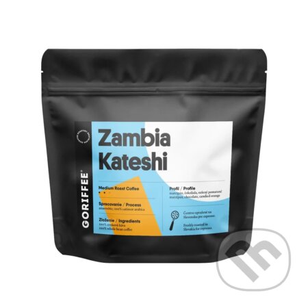 Kávy a čaje: Zambia Kateshi anaerobic (Goriffee). Goriffee, 2025 Kávy a čaje: Zambia Kateshi anaerobic (Goriffee). Goriffee, 2025