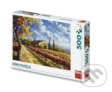 Puzzle: Puzzle Malovaná vinice (500 dílků) (Dino). Dino, 2025 Puzzle: Puzzle Malovaná vinice (500 dílků) (Dino). Dino, 2025