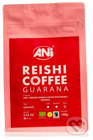 Kávy a čaje: Guarana Reishi mletá káva (Ani). Ani Kávy a čaje: Guarana Reishi mletá káva (Ani). Ani