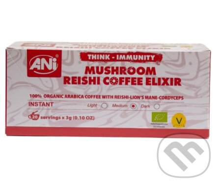 Kávy a čaje: Reishi BIO Instantná káva (Ani). Ani Kávy a čaje: Reishi BIO Instantná káva (Ani). Ani