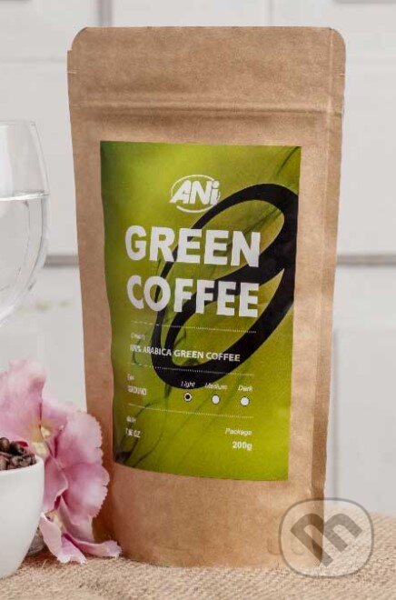 Kávy a čaje: Zelená Káva Arabika 200g (Ani). Ani Kávy a čaje: Zelená Káva Arabika 200g (Ani). Ani