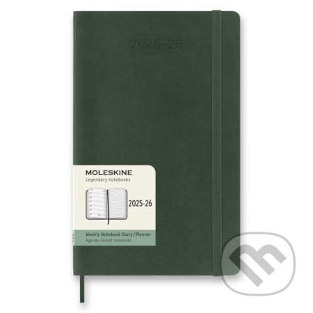 Moleskine – 18-mesačný plánovací zápisník (diár) 2025/2026 - zelený (Moleskine). Moleskine, 2025 Moleskine – 18-mesačný plánovací zápisník (diár) 2025/2026 - zelený (Moleskine). Moleskine, 2025