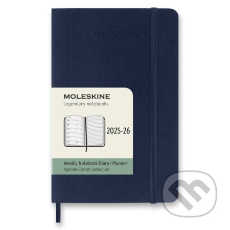 Moleskine – 18-mesačný plánovací zápisník (diár) 2025/2026 - modrý (Moleskine). Moleskine, 2025 Moleskine – 18-mesačný plánovací zápisník (diár) 2025/2026 - modrý (Moleskine). Moleskine, 2025