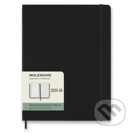 Moleskine – 18-mesačný plánovací zápisník (diár) 2025/2026 - čierny (Moleskine). Moleskine, 2025 Moleskine – 18-mesačný plánovací zápisník (diár) 2025/2026 - čierny (Moleskine). Moleskine, 2025