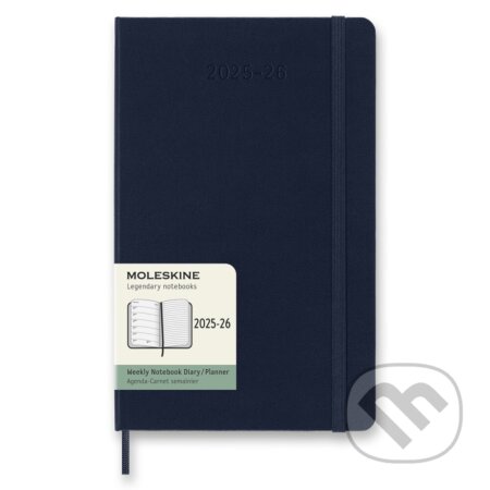 Moleskine – 18-mesačný plánovací zápisník (diár) 2025/2026 - modrý (Moleskine). Moleskine, 2025 Moleskine – 18-mesačný plánovací zápisník (diár) 2025/2026 - modrý (Moleskine). Moleskine, 2025