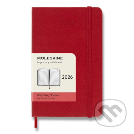 Moleskine – 12-mesačný denný diár 2026 - červený (Moleskine). Moleskine, 2025 Moleskine – 12-mesačný denný diár 2026 - červený (Moleskine). Moleskine, 2025