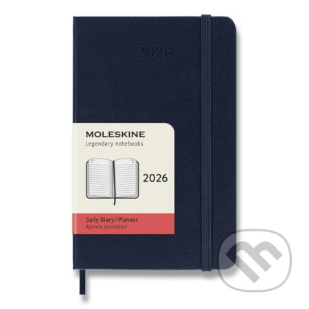 Moleskine – 12-mesačný denný diár 2026 - modrý (Moleskine). Moleskine, 2025 Moleskine – 12-mesačný denný diár 2026 - modrý (Moleskine). Moleskine, 2025