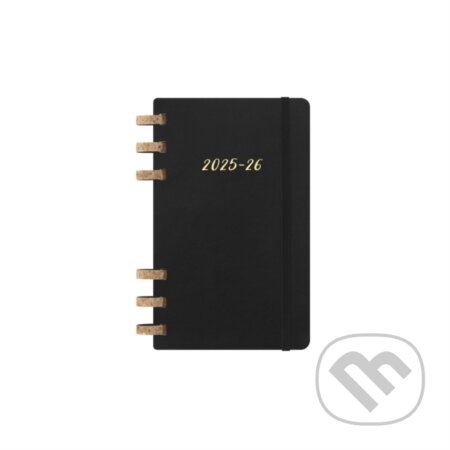 Moleskine – 12-mesačný týždenný študentský špirálový plánovací zápisník (diár) Academic 2025/2026 - čierny (Moleskine). Moleskine, 2025 Moleskine – 12-mesačný týždenný študentský špirálový plánovací zápisník (diár) Academic 2025/2026 - čierny (Moleskine). Moleskine, 2025