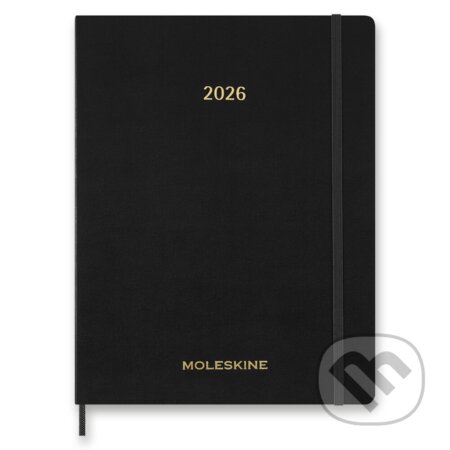 Moleskine – 15-mesačný týždenný vertikálny diár Essential 2026 - čierny (Moleskine). Moleskine, 2025 Moleskine – 15-mesačný týždenný vertikálny diár Essential 2026 - čierny (Moleskine). Moleskine, 2025