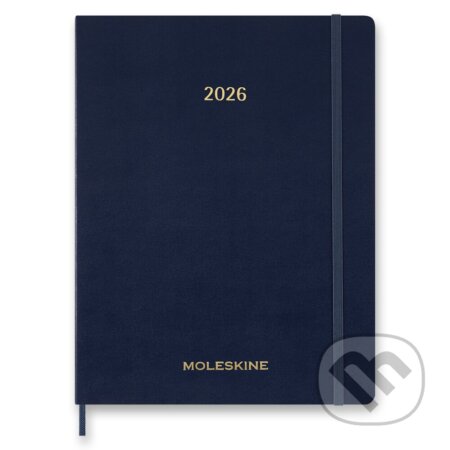 Moleskine – 15-mesačný týždenný vertikálny diár Essential 2026 - modrý (Moleskine). Moleskine, 2025 Moleskine – 15-mesačný týždenný vertikálny diár Essential 2026 - modrý (Moleskine). Moleskine, 2025