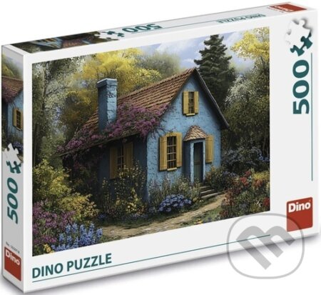 Puzzle: Puzzle Modrý domeček (500 dílků) (Dino). Dino, 2025 Puzzle: Puzzle Modrý domeček (500 dílků) (Dino). Dino, 2025