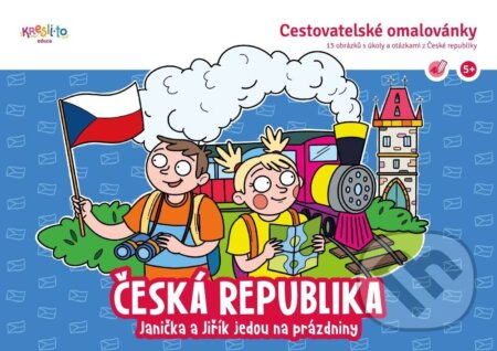 Kniha: Česká republika - Janička a Jiřík jedou na prázdniny (Pavla Navrátilová Filip). Kresli.to, 2025 Kniha: Česká republika - Janička a Jiřík jedou na prázdniny (Pavla Navrátilová Filip). Kresli.to, 2025