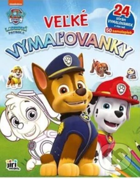 Kniha: Veľké maľovanky: Labková patrola (Jiri Models SK). Jiri Models SK, 2025 Kniha: Veľké maľovanky: Labková patrola (Jiri Models SK). Jiri Models SK, 2025