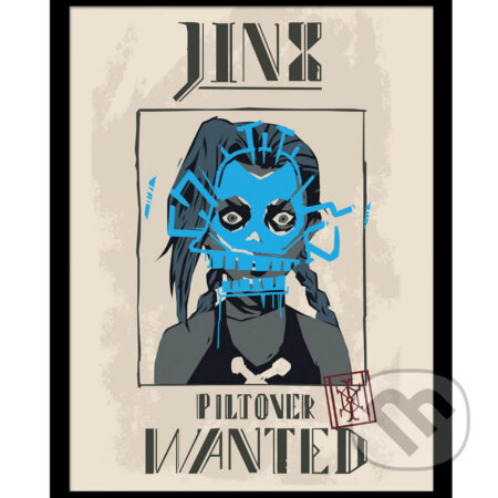 Obraz League of Legends - Arcane: Jinx Piltover Wanted (Pyramid International). Pyramid International, 2025 Obraz League of Legends - Arcane: Jinx Piltover Wanted (Pyramid International). Pyramid International, 2025