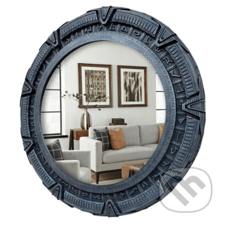 Replika Hviezdna brána - Nástenné zrkadlo (). , 2025 Replika Hviezdna brána - Nástenné zrkadlo (). , 2025