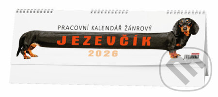Pracovní kalendář žánrový Jezevčík 2026 - stolní kalendář (Baloušek). Baloušek, 2025 Pracovní kalendář žánrový Jezevčík 2026 - stolní kalendář (Baloušek). Baloušek, 2025