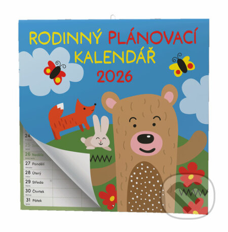 Rodinný plánovací kalendář 2026 - nástěnný kalendář (Baloušek). Baloušek, 2025 Rodinný plánovací kalendář 2026 - nástěnný kalendář (Baloušek). Baloušek, 2025