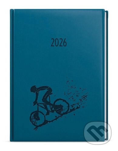 Denní diář 2026 David Vivella s ražbou A5 petrolejová Kolo (Baloušek). Baloušek, 2025 Denní diář 2026 David Vivella s ražbou A5 petrolejová Kolo (Baloušek). Baloušek, 2025