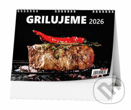 Grilujeme 2026 - stolní kalendář (Baloušek). Baloušek, 2025 Grilujeme 2026 - stolní kalendář (Baloušek). Baloušek, 2025