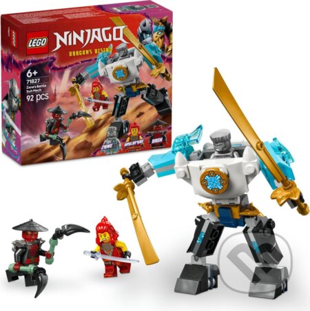 Spoločenská hra: LEGO® Ninjago® 71827 Zaneov bojový robotický oblek (LEGO). LEGO, 2025 Spoločenská hra: LEGO® Ninjago® 71827 Zaneov bojový robotický oblek (LEGO). LEGO, 2025