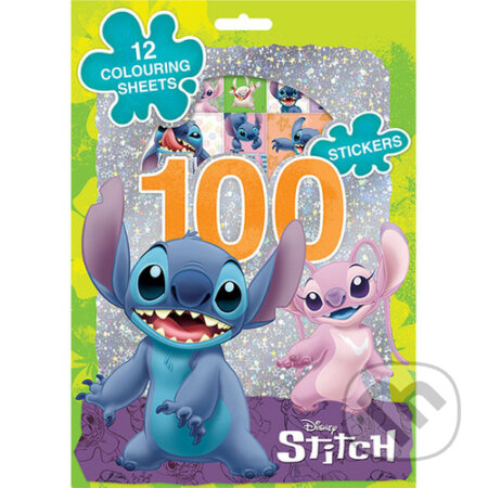 Kniha: 100 samolepek s omalovánkovými listy: Lilo & Stitch (Jiří Models). Jiří Models, 2025 Kniha: 100 samolepek s omalovánkovými listy: Lilo & Stitch (Jiří Models). Jiří Models, 2025