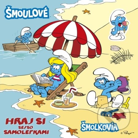 Kniha: Šmoulové / Šmolkovia - Hraj si se/so samolepkami (Akim). Akim, 2025 Kniha: Šmoulové / Šmolkovia - Hraj si se/so samolepkami (Akim). Akim, 2025