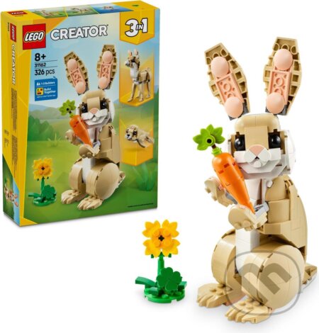 Společenská hra: LEGO® Creator 3 v 1 31162 Roztomilý zajačik (LEGO). LEGO, 2025 Společenská hra: LEGO® Creator 3 v 1 31162 Roztomilý zajačik (LEGO). LEGO, 2025