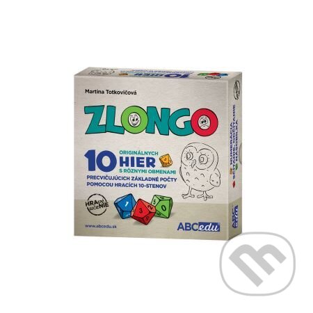 Kniha: Zlongo - 10 originálnych hier s rôznymi obmenami (Martina Totkovičová). ABCedu, 2023 Kniha: Zlongo - 10 originálnych hier s rôznymi obmenami (Martina Totkovičová). ABCedu, 2023